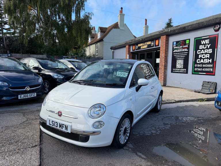 2013 Fiat 500 0.9 TwinAir Lounge 3dr Dualogic HATCHBACK Petrol Automatic