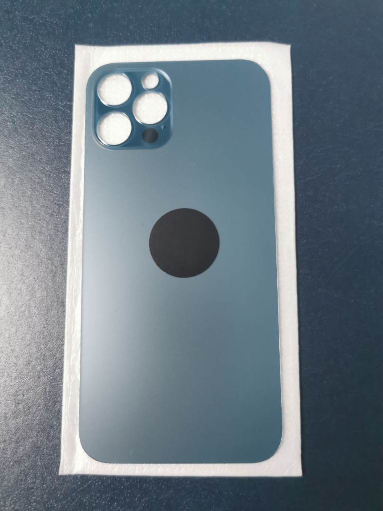New iPhone 12 Pro Max Back Glass Cover – Blue