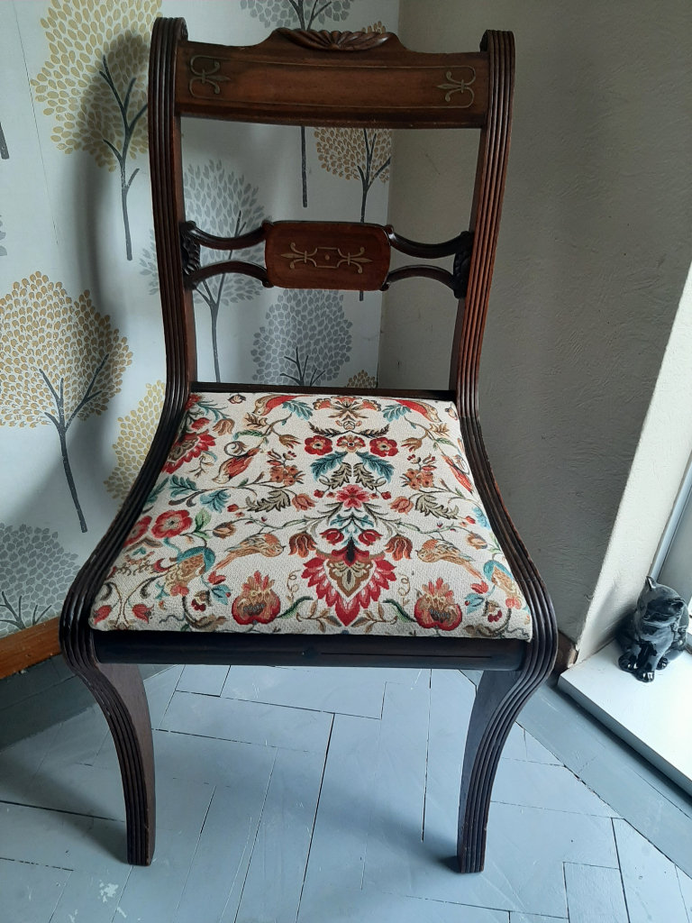 Regency c1830 mahogany chair