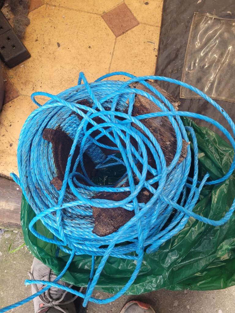 5mm blue rope builders equestrian sports 
