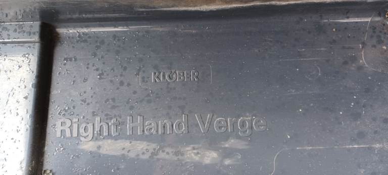 Klober Dry Verge Grey Left and Right-Hand Units Plus End Caps