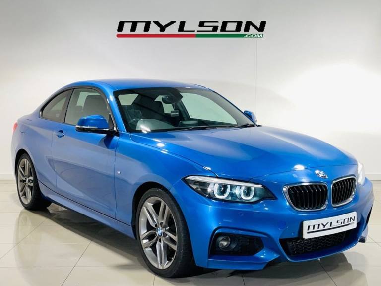 BMW 2 SERIES 2.0 218D M SPORT COUPE 2018 BLUE DIESEL MANUAL EURO 6 150 COUPE