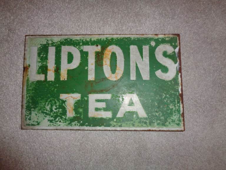 Liptons Tea Sign
