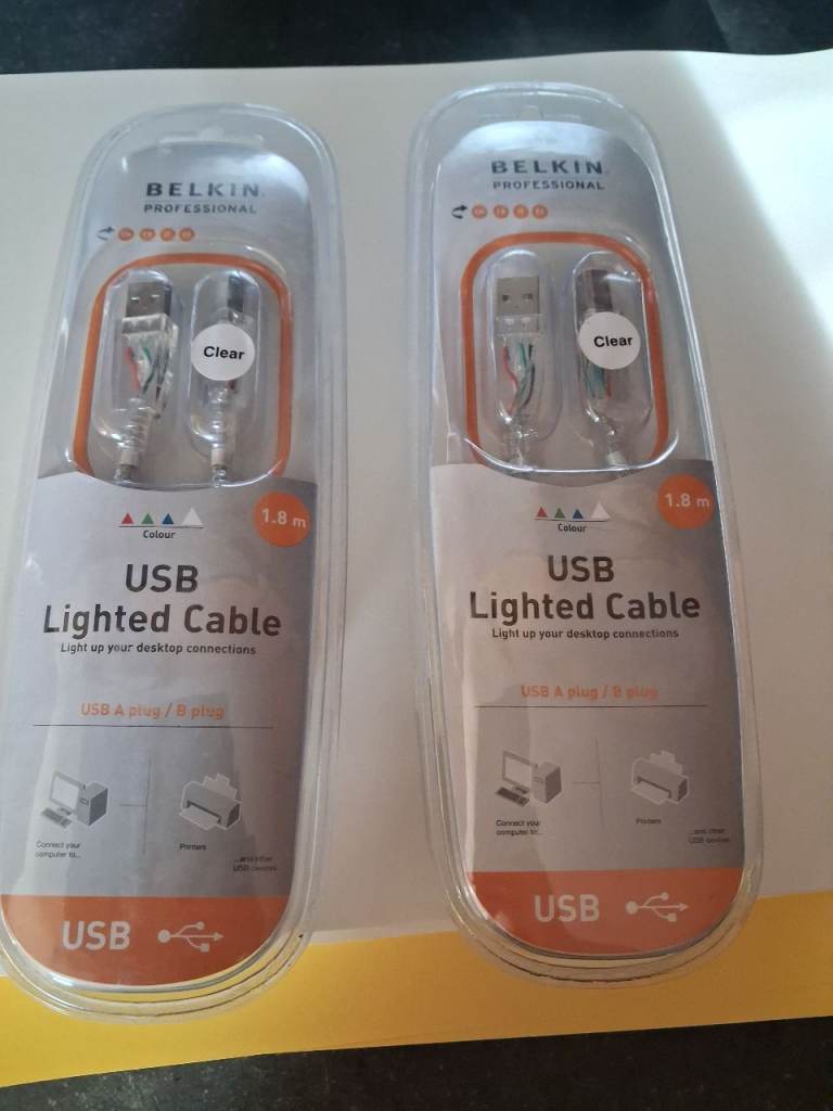 New USB lighting cable for PC and printer