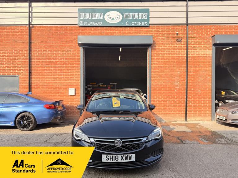 2018 Vauxhall Astra 1.4T 16V 150 SE 5dr HATCHBACK Petrol Manual