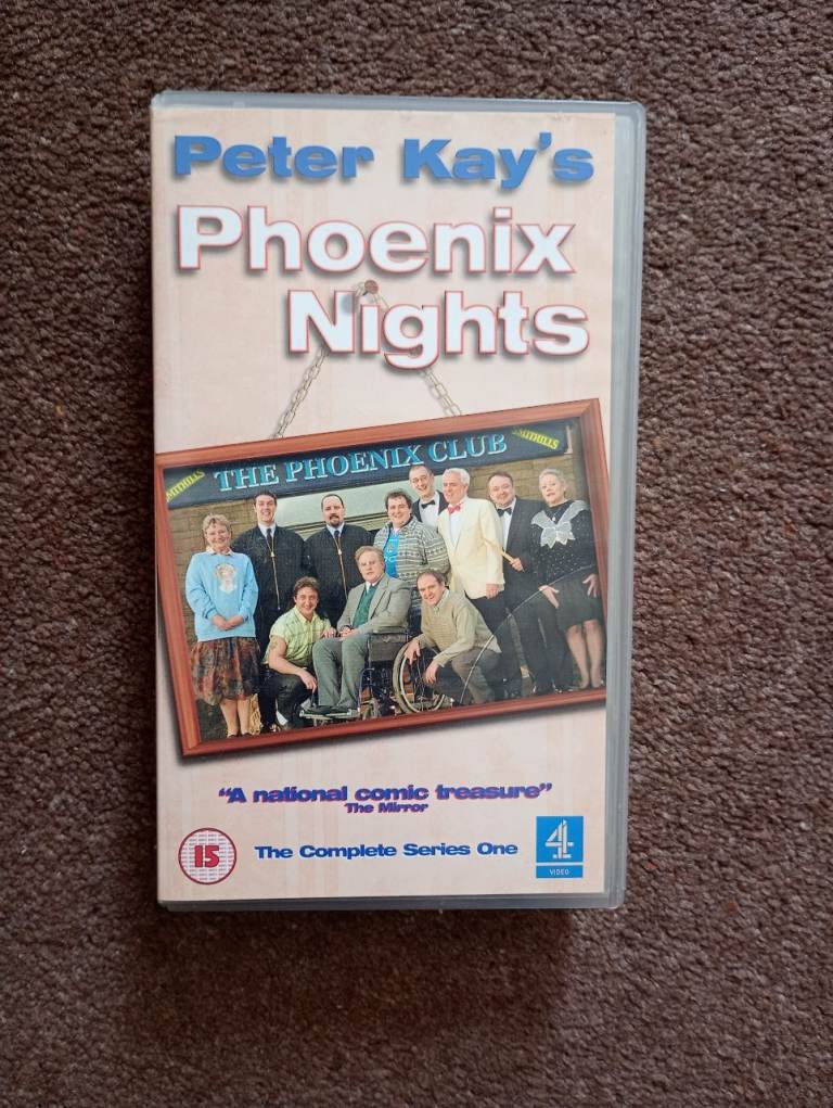PHOENIX NIGHTS VHS - Peter Kay - THE COMPLETE SERIES ONE. Pristine condition.