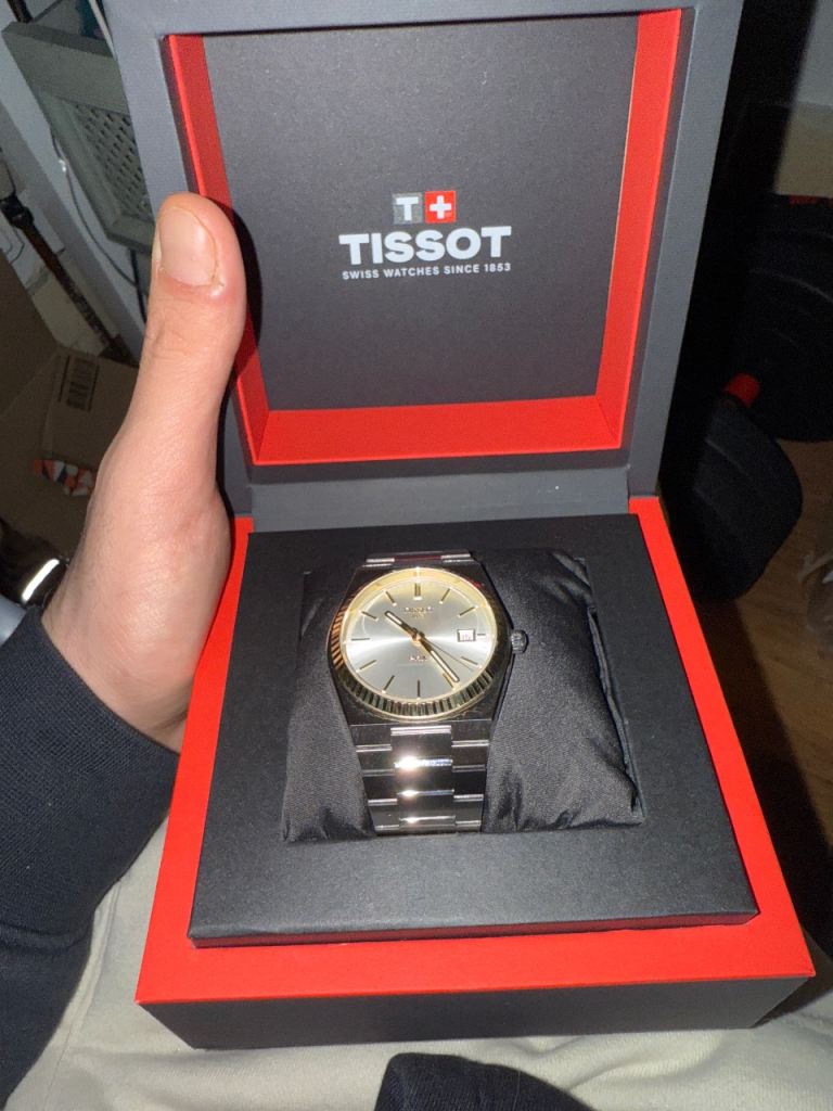 image for Tissot PRX Powermatic 80 Two-Tone Gold – Mint Condition + Box