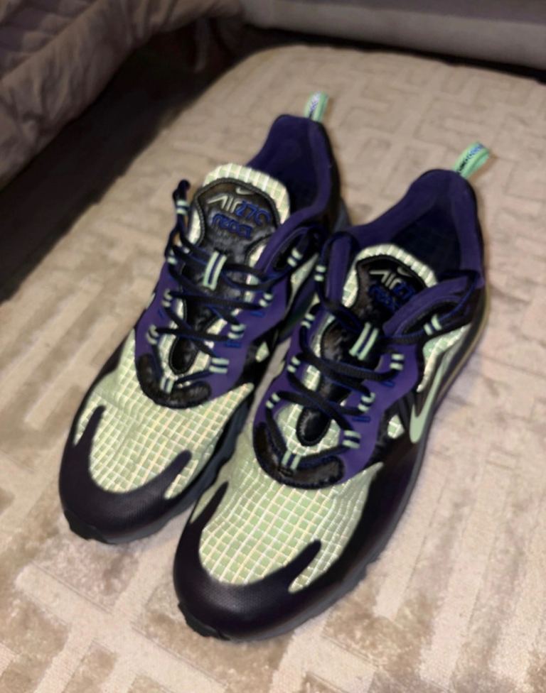 Nike Air Max 270 React Trainers - Multicoloured, Good Condition
