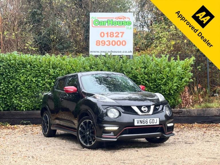 2016 66 NISSAN JUKE 1.6 DIG-T NISMO RS SUV 5DR PETROL MANUAL EURO 6 