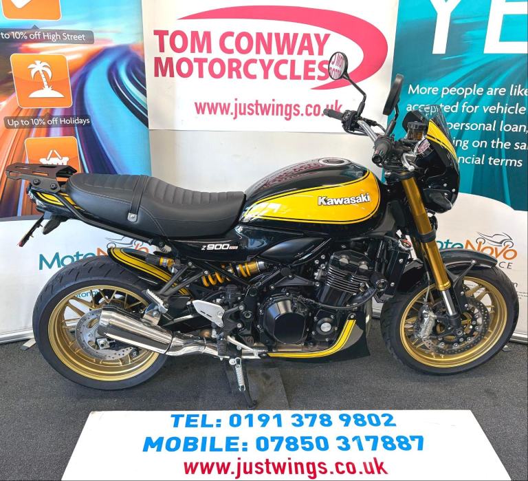 KAWASAKI Z900RS SE YELLOW BALL, 2024(24), 3,607 MILES, IMMACUATE, EXTRAS, £10995