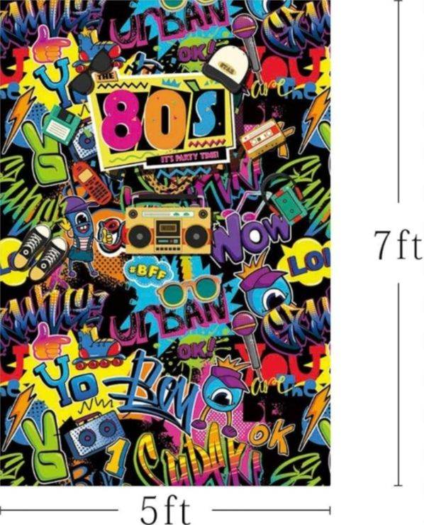 Backdrop. 80s photographic backdrop. New