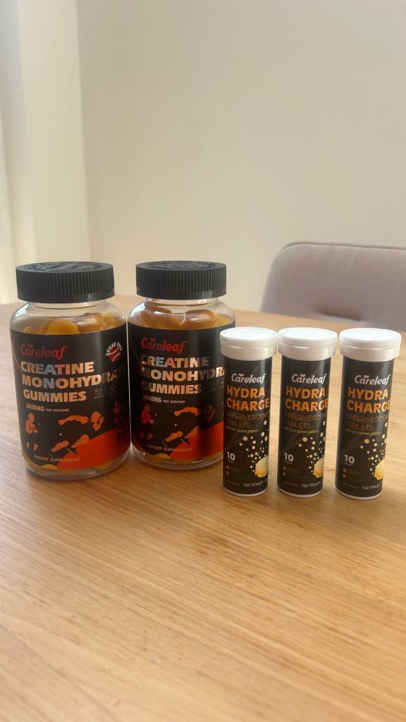 Careleaf Gym Bundle - Creatine Gummies & Hydration Electrolyte Tablets Bundle