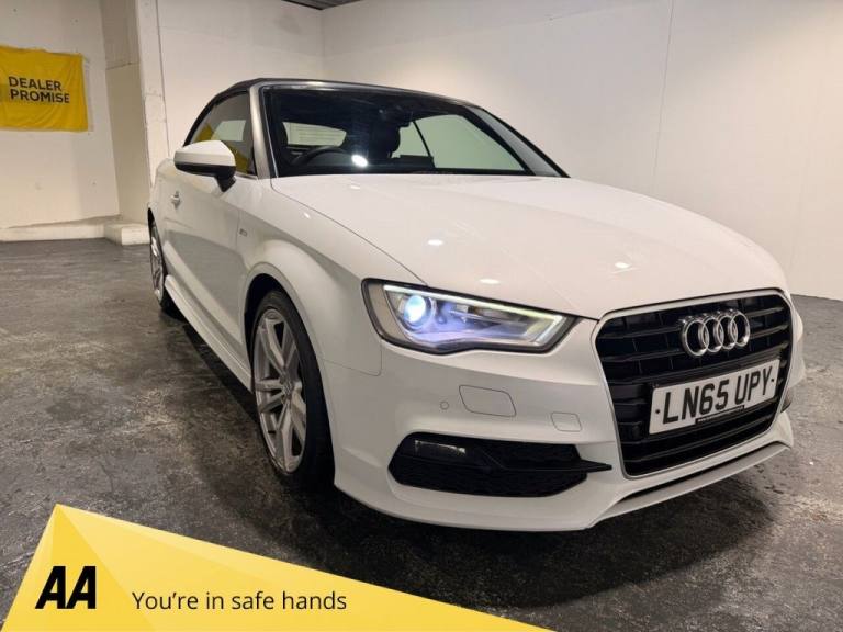 2015 65 AUDI A3 CABRIOLET 1.4 TFSI COD S LINE CONVERTIBLE 2DR PETROL S TRONIC EU