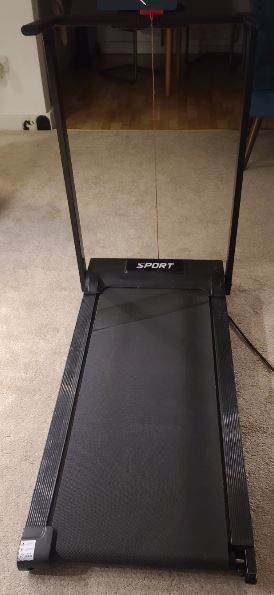 MURTISOL Folding Portable Electric Treadmill for Home with LCD Display & Low Noise Motor