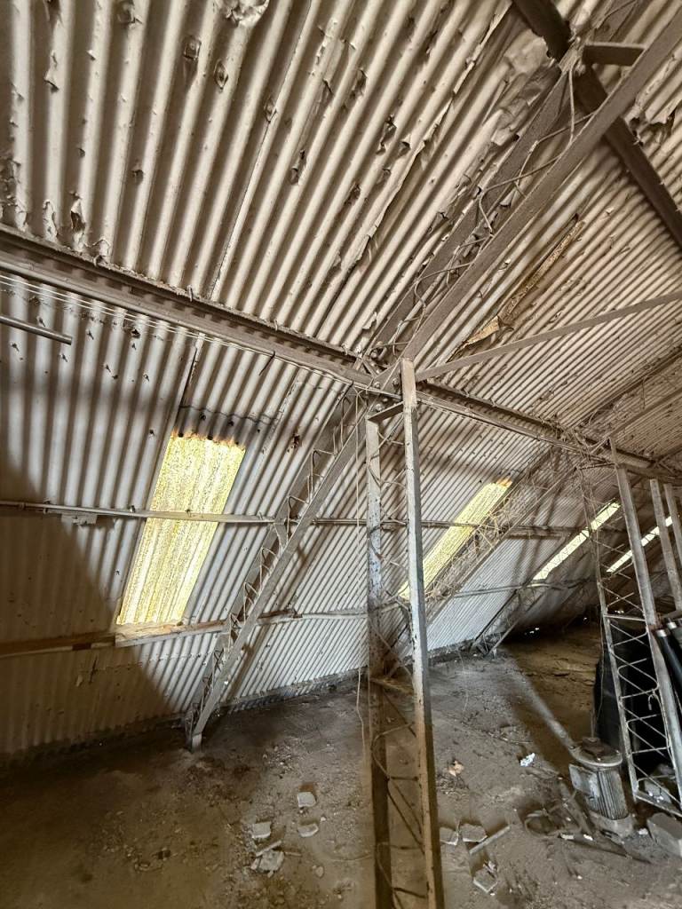 Building Two — agricultural steel-frame building at Hereford, Approximately 28m × 28m