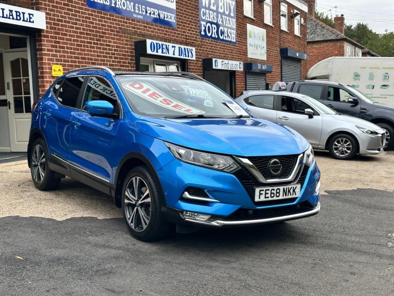 68 reg nissan qashqai 1.5 dCi 115 N-Connecta 5dr diesel manual