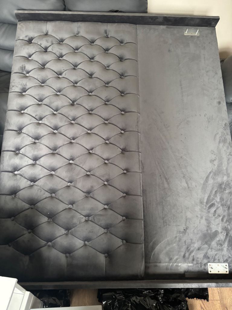 Double ottoman bed and mattress 