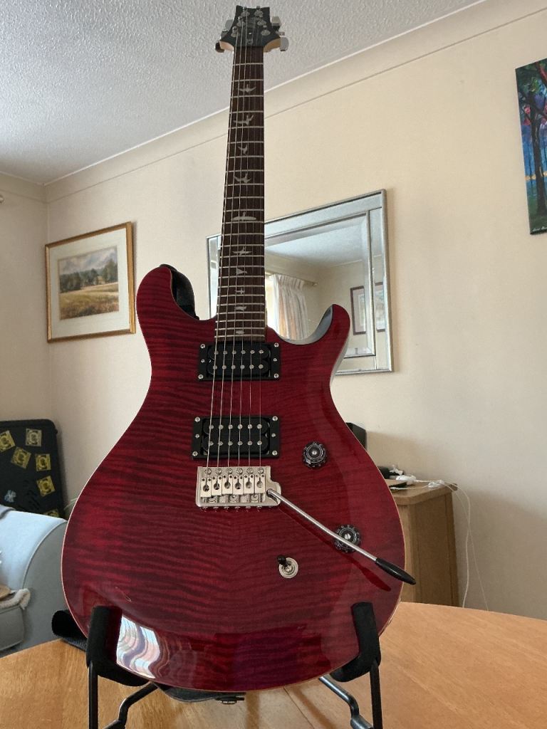 PRS Custom 24 SE in Dark Gloss Black Cherries 