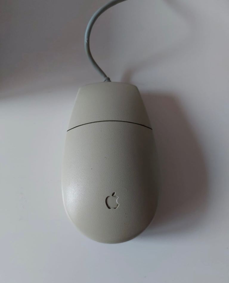 Apple Macintosh Vintage Set Keyboard, Mousse, Scanner