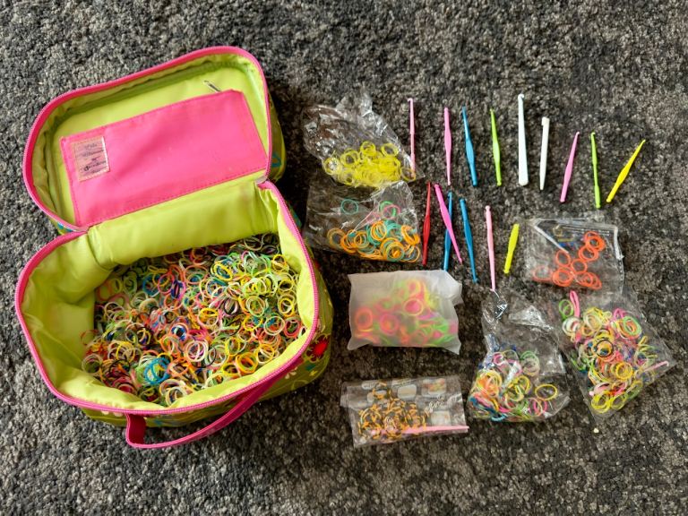 Large Loom Bands Kit with Storage Bag and Tools Huge set