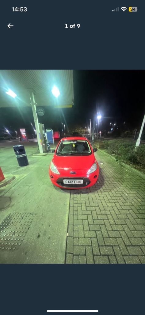 Ford, KA, Hatchback, 2012, Manual, 1242 (cc), 3 doors