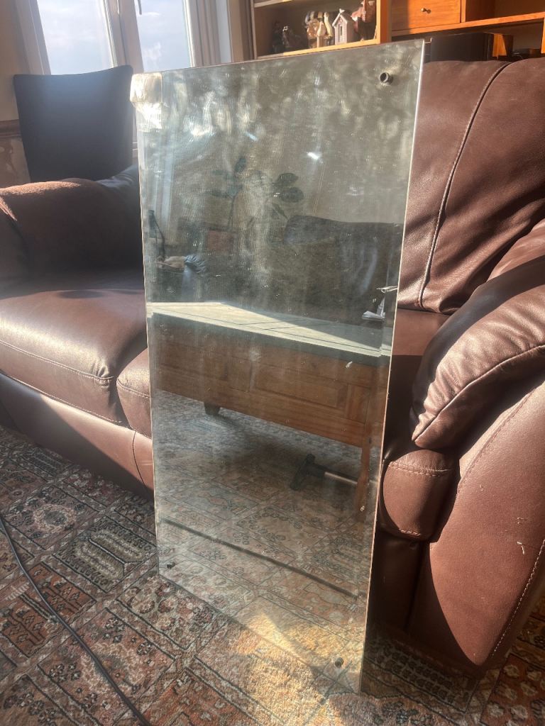 Large Clear Mirror 90 cm x 45 cm