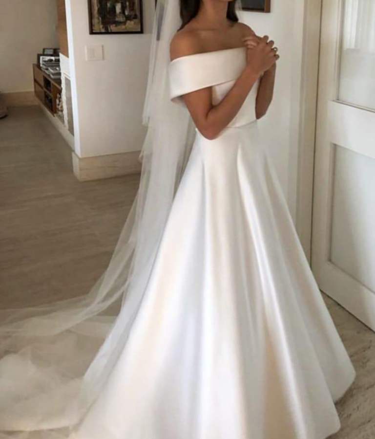 Wedding dress, and briddmaids