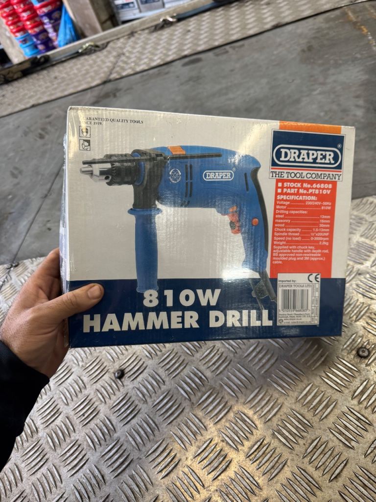 Brand new draper hammer drill