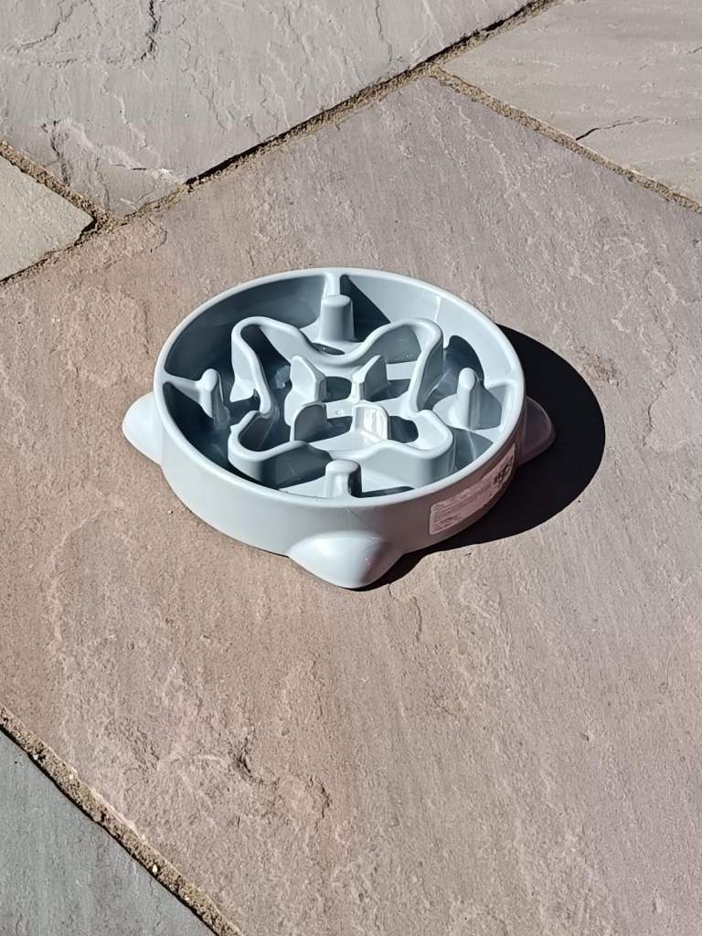 MEDIUM SIZED SLOW FEEDER DOG BOWL