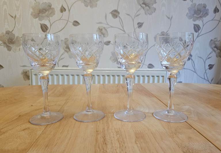 image for Crystal Wine Glasses 