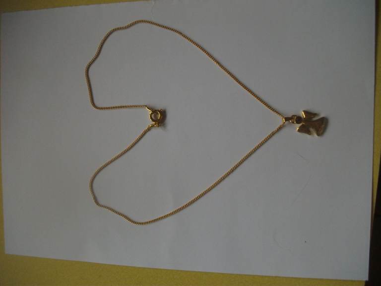 BIRTHSTONE ANGEL NECKLACE (NOVEMBER)