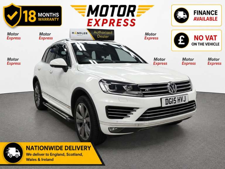 2015 Volkswagen Touareg 3.0 V6 TDI BlueMotion Tech 262 R-Line 5dr Tip Auto ESTATE Diesel Automatic