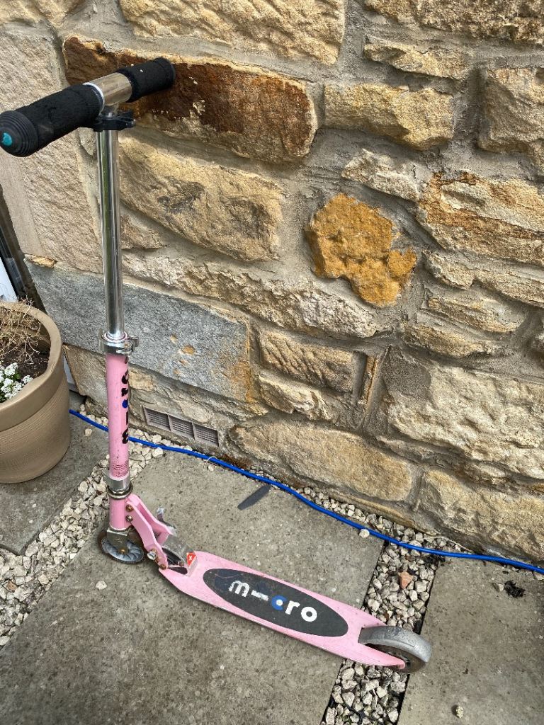 Micro Scooter - Pink Kids Scooter, Fair Condition