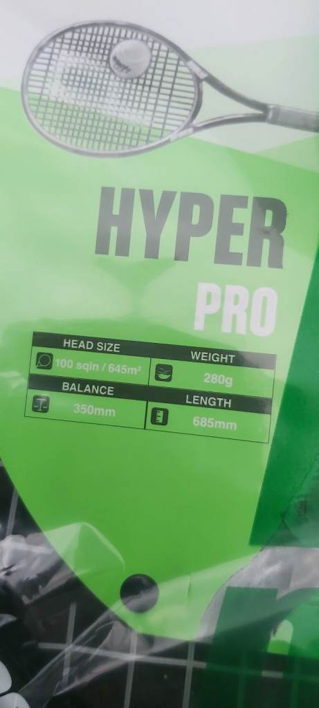 Prince Hyper Pro Tennis Racket (New & unused)