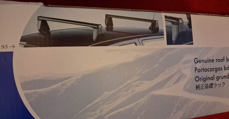 Genuine VW Polo 95 roof bars