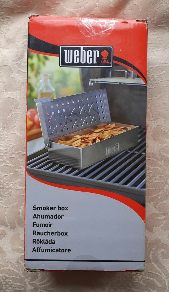 Weber smoke box - unused. In box.