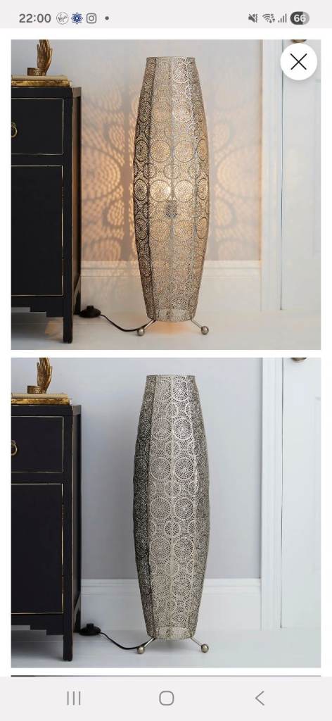 Moroccan floor lamp