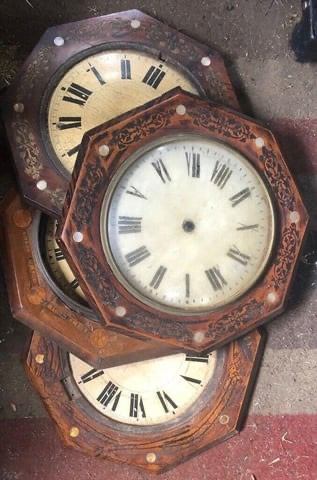 JOB LOT OF 15+ ANTIQUE WAG ON THE WA POSTMAN’S ALARM BLACK FOREST WALL CLOCKS