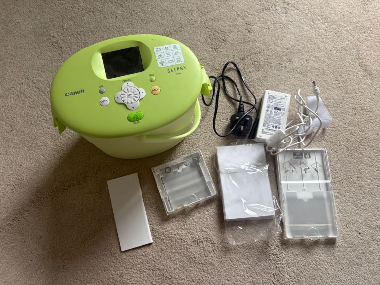 Canon Selphy™ CP790 Compact photo printer with storage bucket