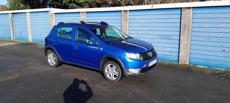 Dacia Sandero Stepway Ambiance DCi 1.5l diesel manual 2013 in blue. 73K miles. MOT Jul'26. £20 TAX