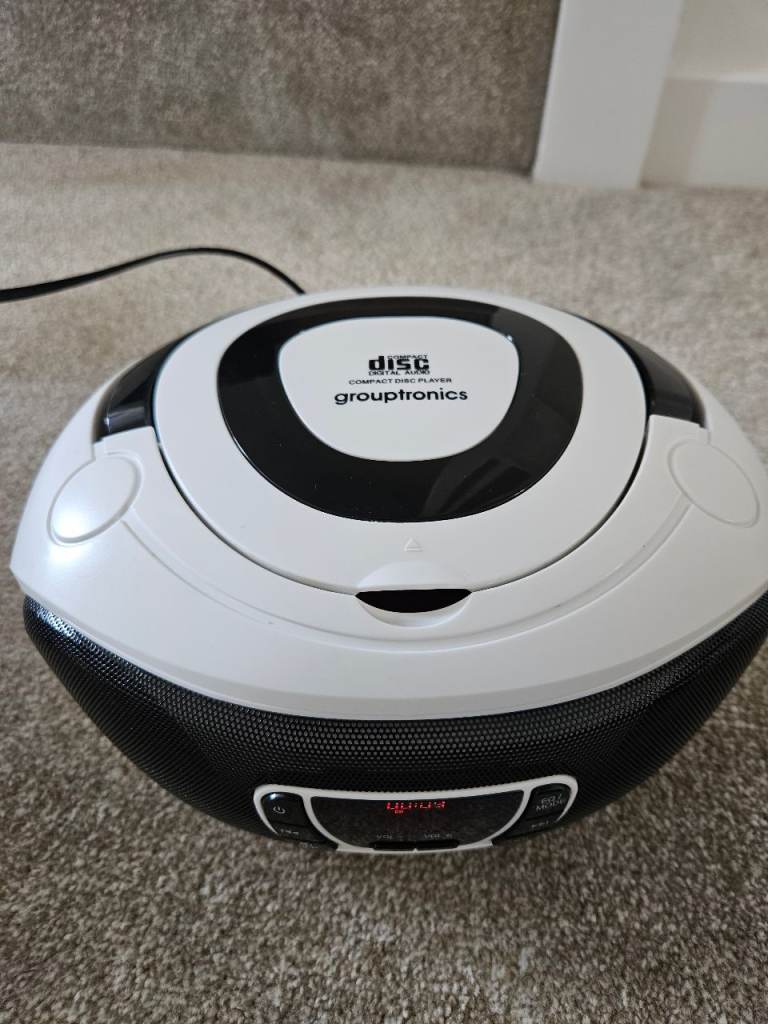 New CD Boombox Grouptronics GTCD-501 – FM Radio, USB, AUX