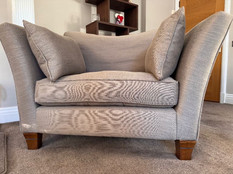 Snuggler Chair & matching Footstool with a storage compartment