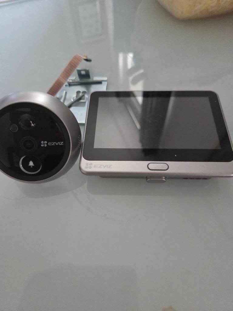 EZVIZ DP2C Video Door Viewer - Silver, As Good As New