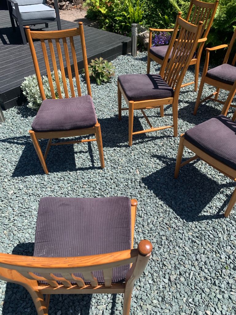 Ercol dinning chairs