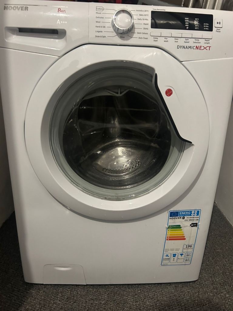 Hoover washing machine 8KG