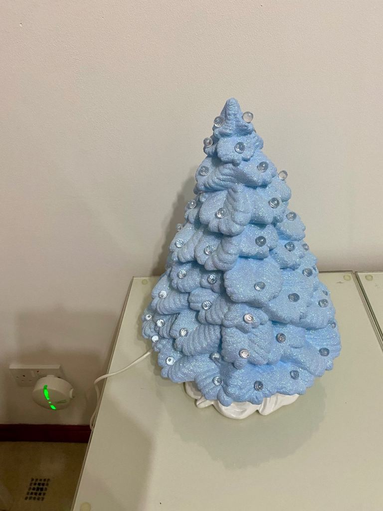 Ceramic Christmas 🎅 tree x 2  Santa 