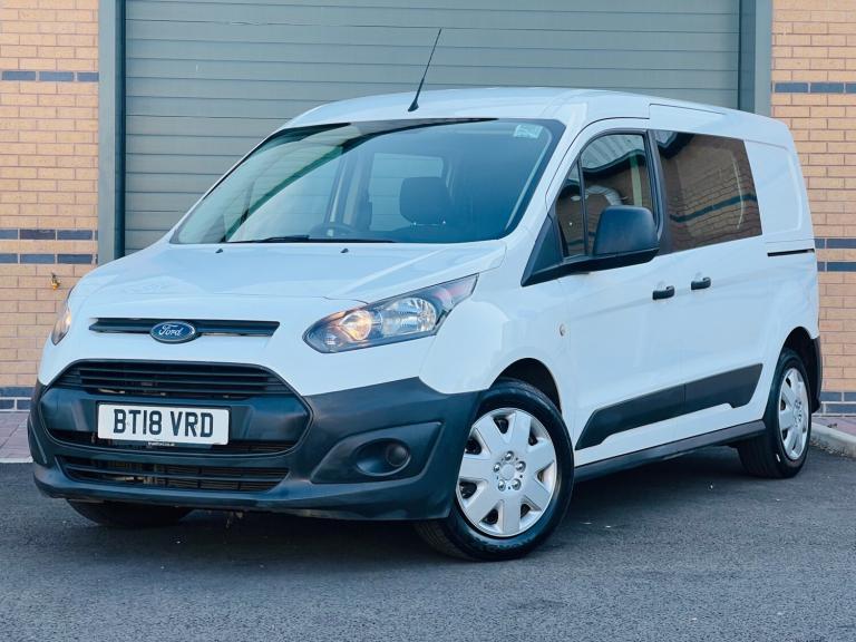 2018 FORD TRANSIT CONNECT 1.5 TDCI 100 FACTORY 5 SEATER LWB CREW VAN | AIRCON!