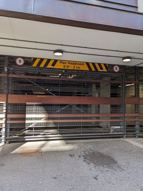 Secure covered parking in Gillingham Street, Victoria, SW1V