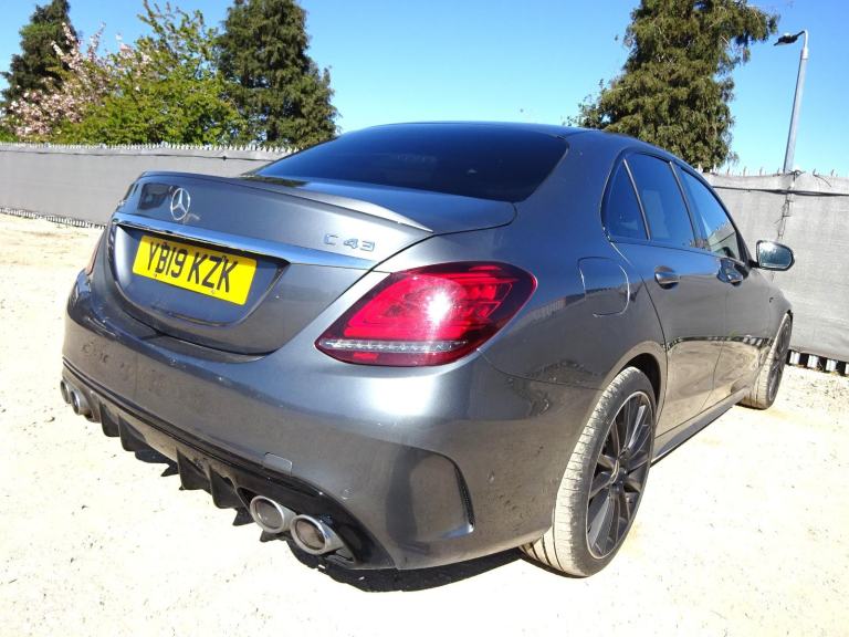 2019 19 REG MERCEDES BENZ AMG C CLASS C43 4MATIC AUTO DAMAGED REPAIRABLE SALVAGE