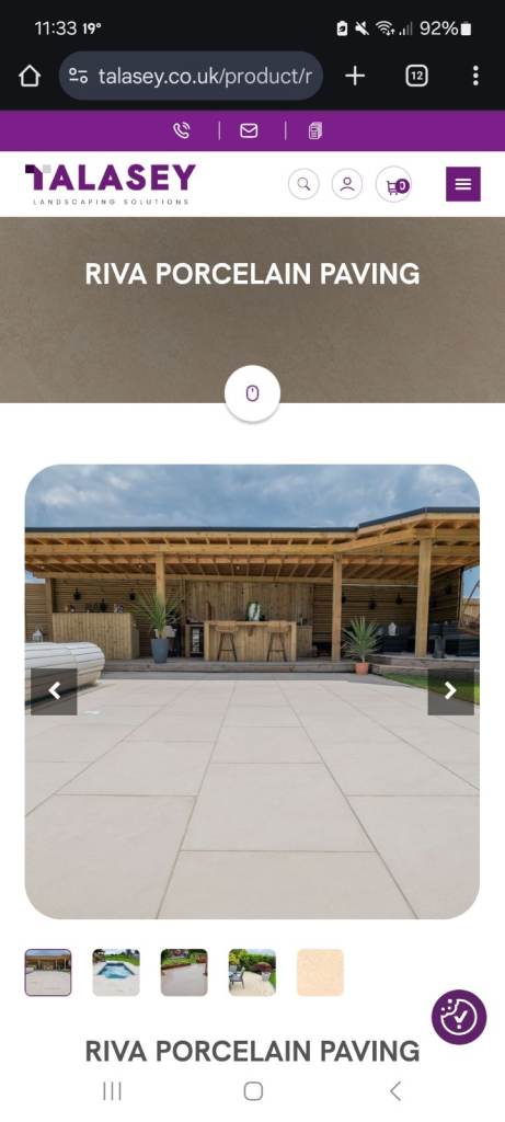 600x900 Porcelain Patio slabs paving tiles